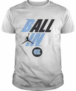 North Carolina Tar Heels Ball In Bench Shirt 1