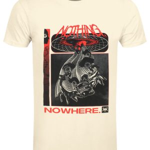 Nothing Nowhere Sci-Fi Scorpio Men’s Ecru T-Shirt