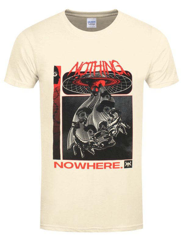 Nothing Nowhere Sci-Fi Scorpio Men’s Ecru T-Shirt