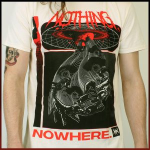 Nothing Nowhere Sci Fi Scorpio Mens Ecru T Shirt 3