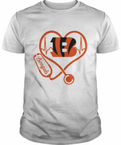 Nurse Love Cincinnati Bengals Heartbeat Shirt 1
