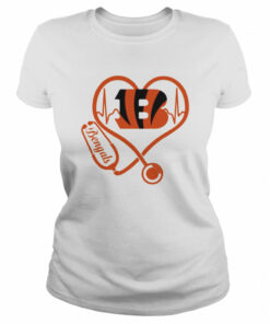 Nurse Love Cincinnati Bengals Heartbeat Shirt 1 Nurse Love Cincinnati Bengals Heartbeat Shirt 2