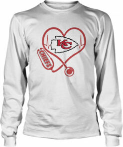 Nurse Love Kansas City Chiefs Heartbeat Shirt 2 Nurse Love Kansas City Chiefs Heartbeat Shirt 3
