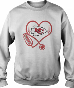 Nurse Love Kansas City Chiefs Heartbeat Shirt 3 Nurse Love Kansas City Chiefs Heartbeat Shirt 4