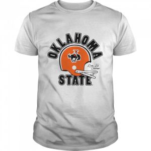 OSU Oklahoma state throwback 1960s helmet shirt