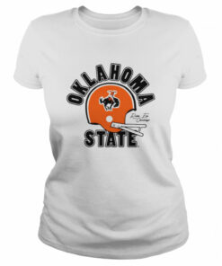 OSU Oklahoma state throwback 1960s helmet shirt 2