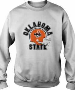 OSU Oklahoma state throwback 1960s helmet shirt 4