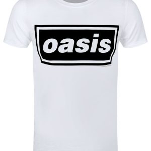 Oasis Decca Logo Men’s White T-Shirt