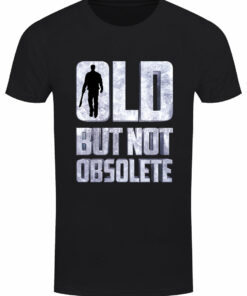 Old But Not Obsolete Mens Black T Shirt 1