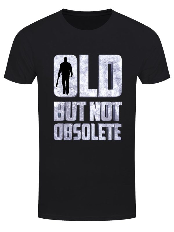 Old But Not Obsolete Men’s Black T-Shirt