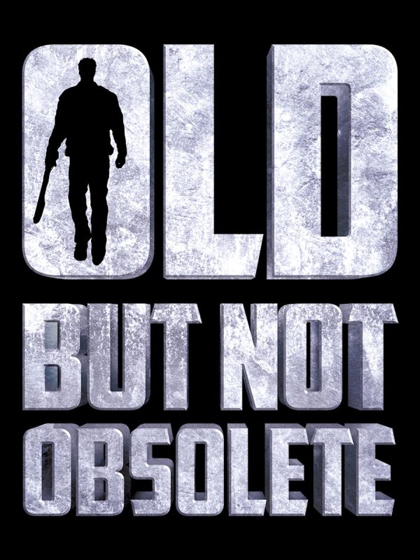 Old But Not Obsolete Men’s Black T-Shirt