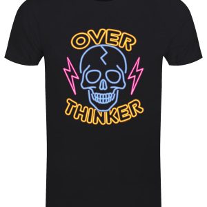 Over Thinker Mens Black T Shirt 1