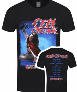 Ozzy Osbourne Blizzard of Ozz Track List Mens Black T Shirt 1