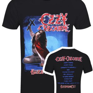 Ozzy Osbourne Blizzard of Ozz Track List Men’s Black T-Shirt