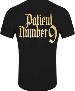 Ozzy Osbourne Patient No.9 Gold Logo Men's Black T-Shirt 1 Ozzy Osbourne Patient No9 Gold Logo Mens Black T Shirt 2