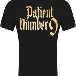 Ozzy Osbourne Patient No9 Gold Logo Mens Black T Shirt 2