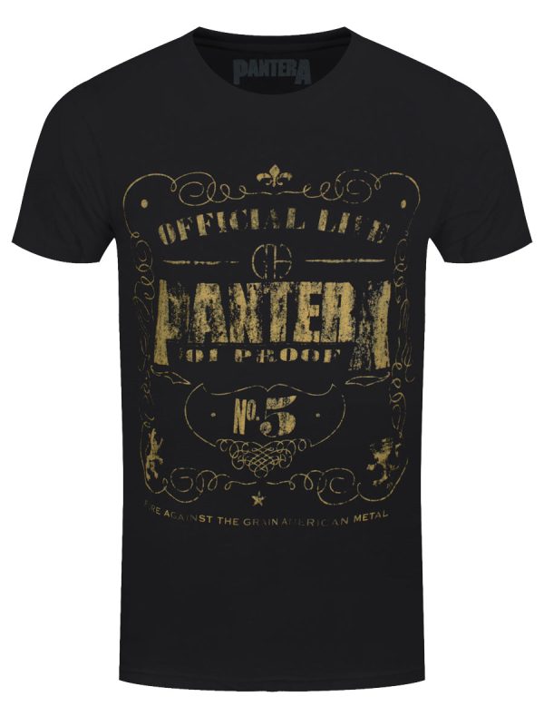 Pantera 101 Proof Men’s Black T-Shirt