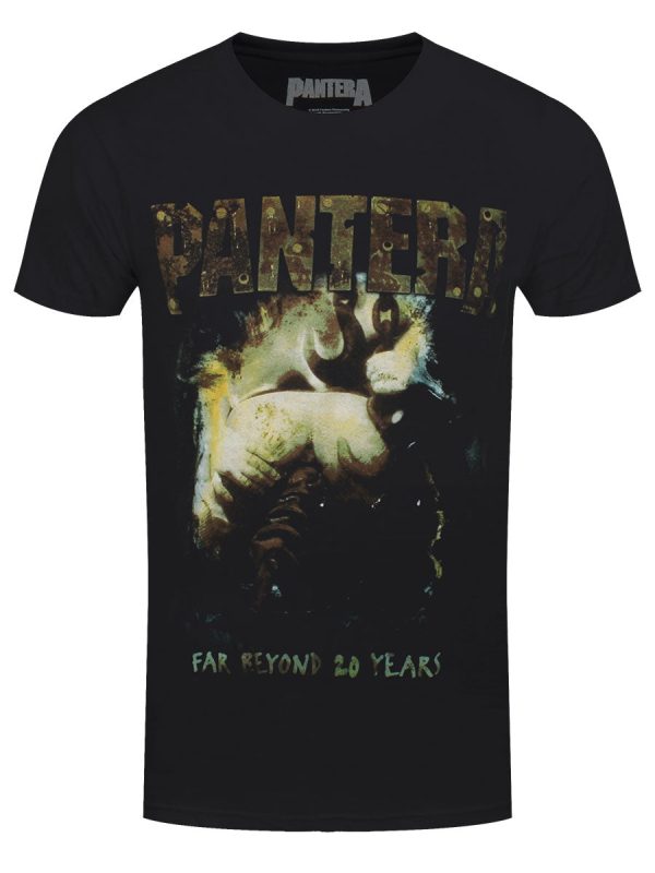 Pantera Far Beyond 20 Years Mens Black T-Shirt