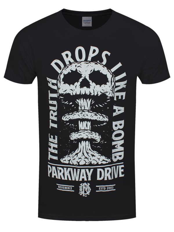 Parkway Drive Bombs Men’s Black T-Shirt