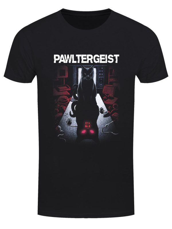 Pawltergeist Men’s Black T-Shirt