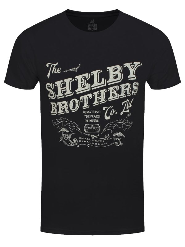 Peaky Blinders The Shelby Brothers Men’s Black T-Shirt