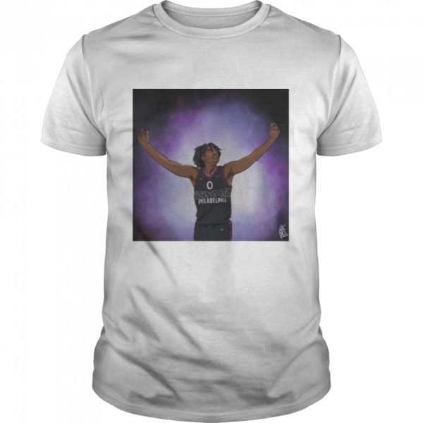 Philadelphia 76ers basketball Tyrese Maxey live art shirt