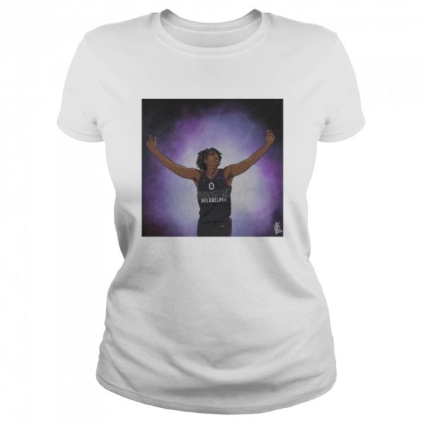 Philadelphia 76ers basketball Tyrese Maxey live art shirt