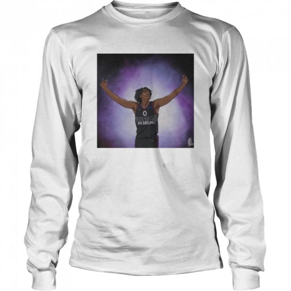 Philadelphia 76ers basketball Tyrese Maxey live art shirt