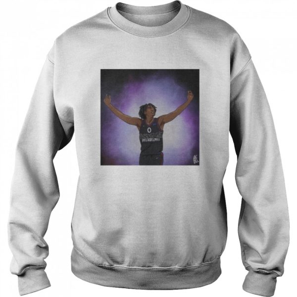 Philadelphia 76ers basketball Tyrese Maxey live art shirt