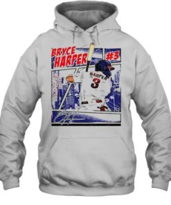 Philadelphia Baseball Bryce Harper 3 comic shirt 5