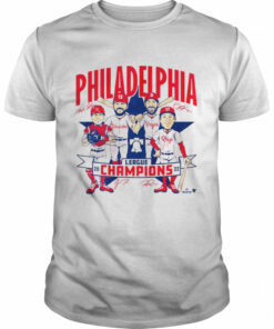 Philadelphia Phillies '22 League Champions Caricature retro shirt 1