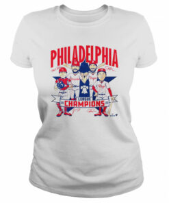 Philadelphia Phillies ’22 League Champions Caricature retro shirt 1 Philadelphia Phillies '22 League Champions Caricature retro shirt 2