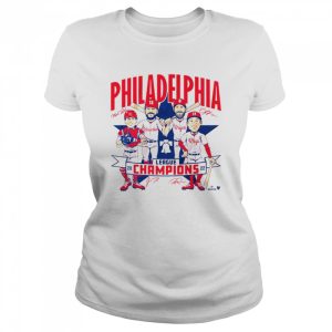 Philadelphia Phillies ’22 League Champions Caricature retro shirt