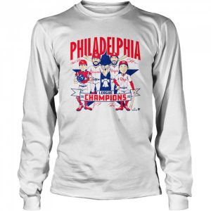 Philadelphia Phillies '22 League Champions Caricature retro shirt 3