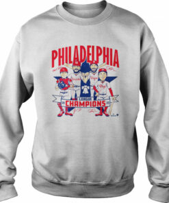 Philadelphia Phillies ’22 League Champions Caricature retro shirt 3 Philadelphia Phillies '22 League Champions Caricature retro shirt 4
