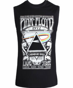 Pink Floyd Carnegie Hall Poster Mens Black Tank Vest 1