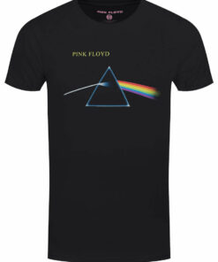Pink Floyd Dark Side Of The Moon Flipped Mens Black T Shirt 1