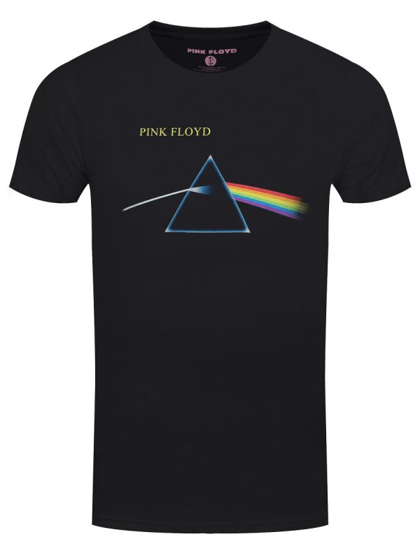 Pink Floyd Dark Side Of The Moon Flipped Men’s Black T-Shirt