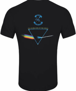 Pink Floyd Dark Side Of The Moon Flipped Mens Black T Shirt 2