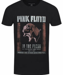 Pink Floyd In The Flesh Mens Black T Shirt 1