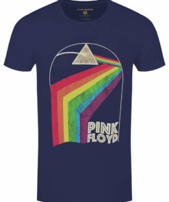Pink Floyd Prism Arch Mens Denim Blue T Shirt 1