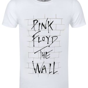 Pink Floyd The Wall & Logo Men’s White T-Shirt