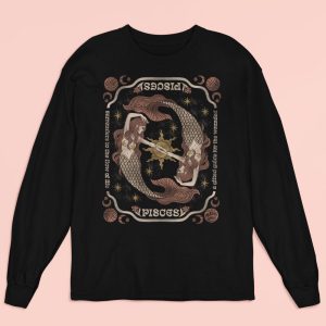 Pisces Zodiac Long Sleeve Shirt