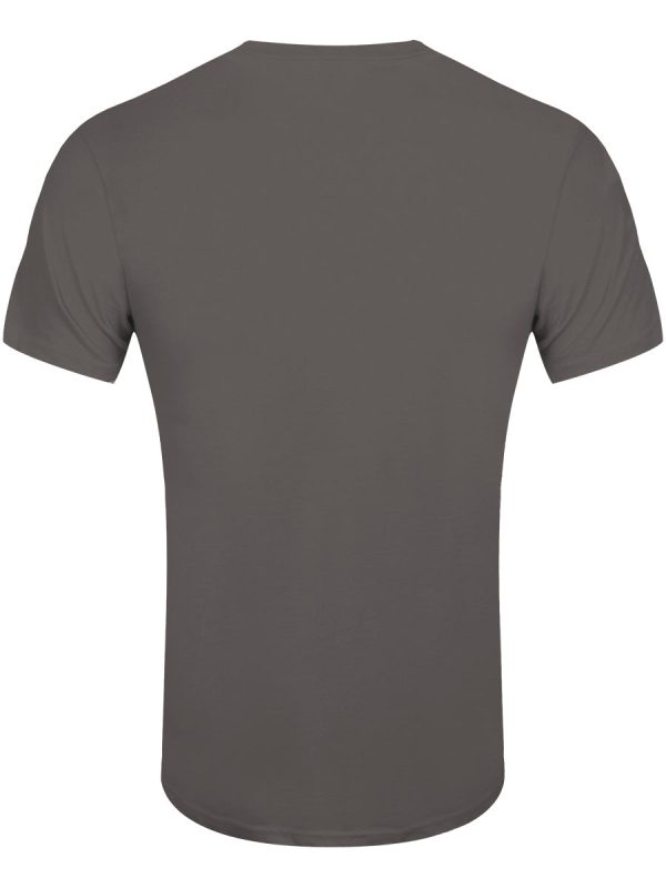 Pixies Monkey Grid Men’s Charcoal T-Shir