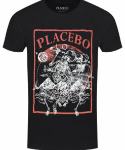 Placebo Astro Skeletons Mens Black T Shirt 1