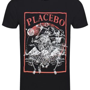 Placebo Astro Skeletons Mens Black T Shirt 1