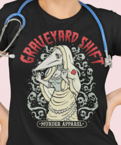 Plague Nurse Graveyard Shift T Shirt 1