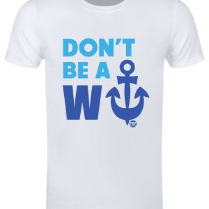 Pop Factory Don’t Be A Wanker Men’s White T-Shirt