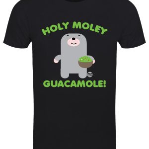 Pop Factory Holy Moley Guacamole! Men’s Black T-Shirt