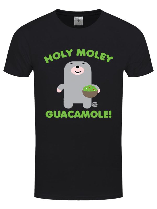 Pop Factory Holy Moley Guacamole! Men’s Black T-Shirt